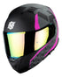 Casco Abatible Hax Amatista Wind rosado